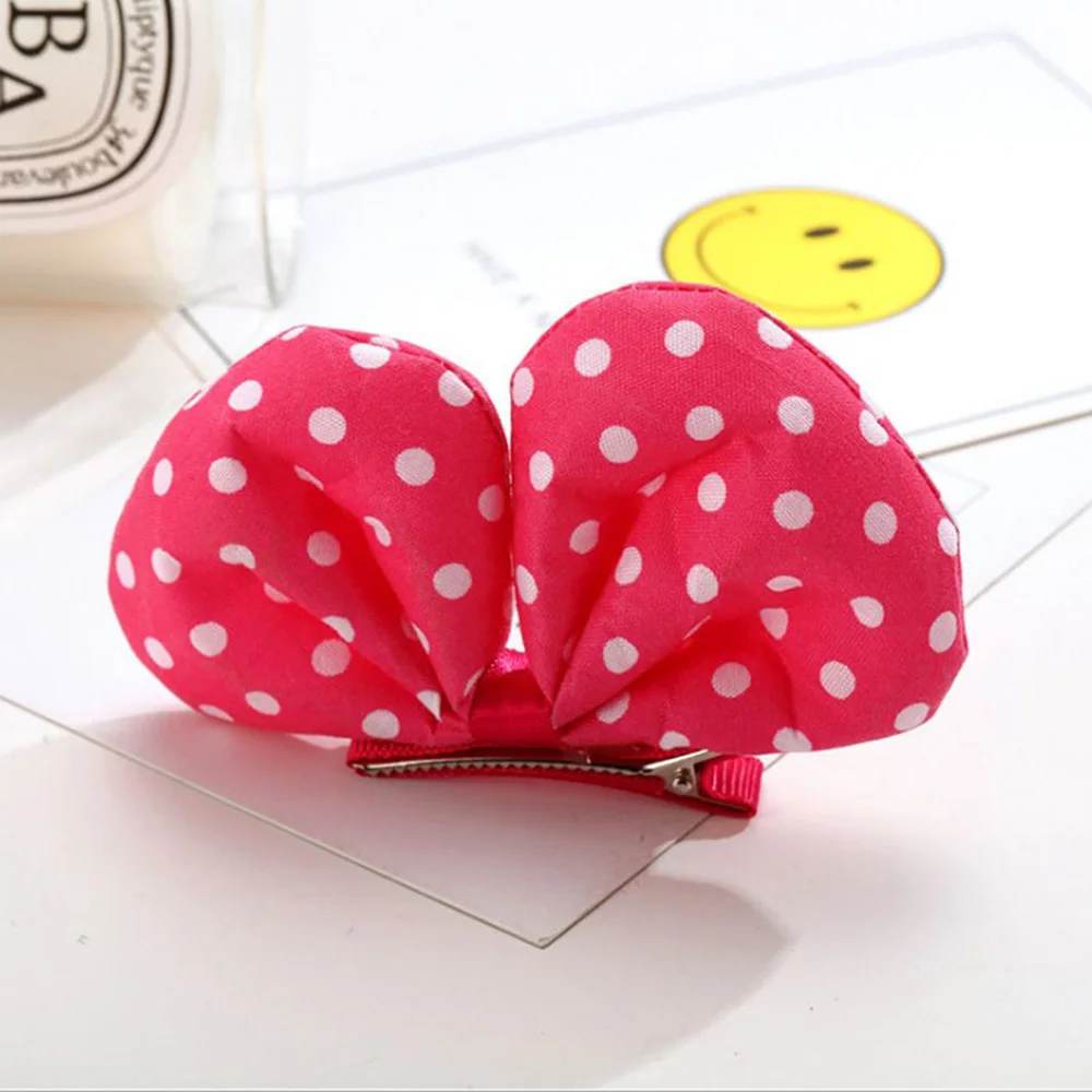 4 Цвета принцессы из мультфильма для девочек Аксессуары волос игривый в горошек с