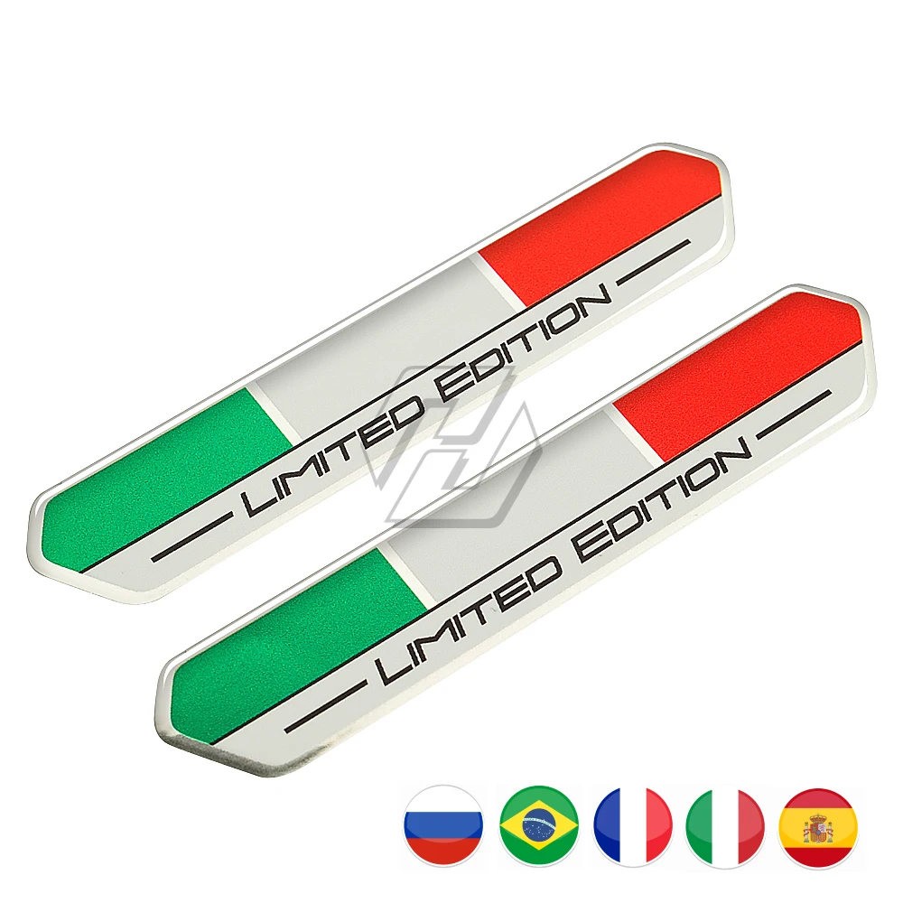 Ограниченная серия наклеек с итальянским флагом чехол наклейка на бак мотоцикла