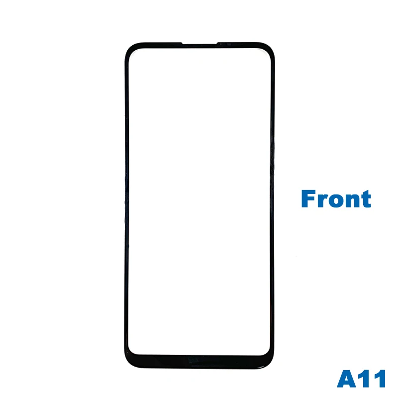 

5 шт./лот для Samsung A11 Оригинальный ЖК-экран, переднее стекло, объектив, внешняя стеклянная панель, замена, запасные части, сенсорные