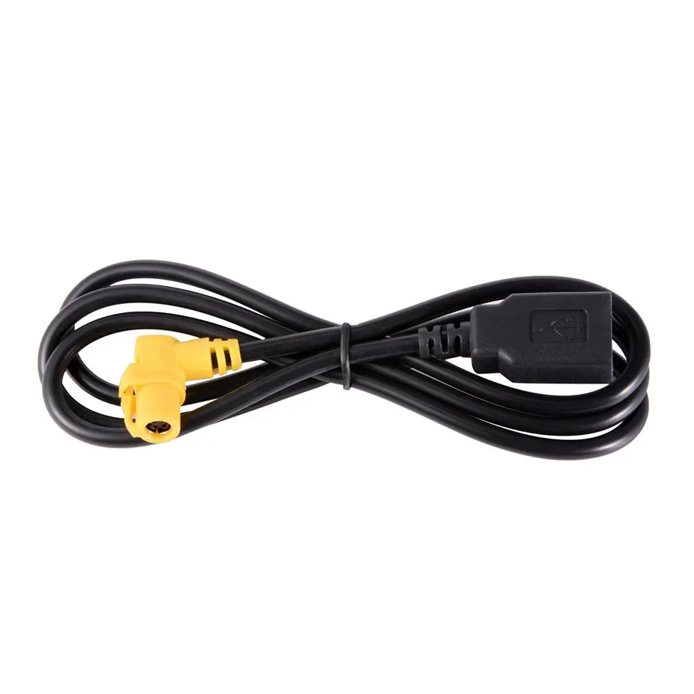 Biurlink 2 стиля DIY Автомобильный USB адаптер аудио USB кабель переключатель для Volkswagen - Название цвета: only yellow