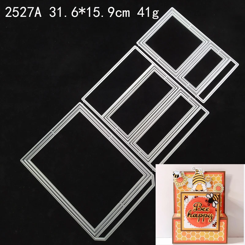 

Металлические пресс-формы Выдвижная карточка с слоями высечка пресс-форма карточка для скрапбукинга бумаги ремесла нож Лезвие Дырокол stencls