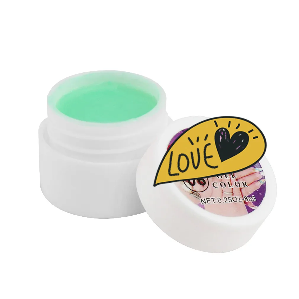 5 шт./компл. 8 мл съемный Однотонная Одежда УФ Гель-лак гель для ногтей маникюр