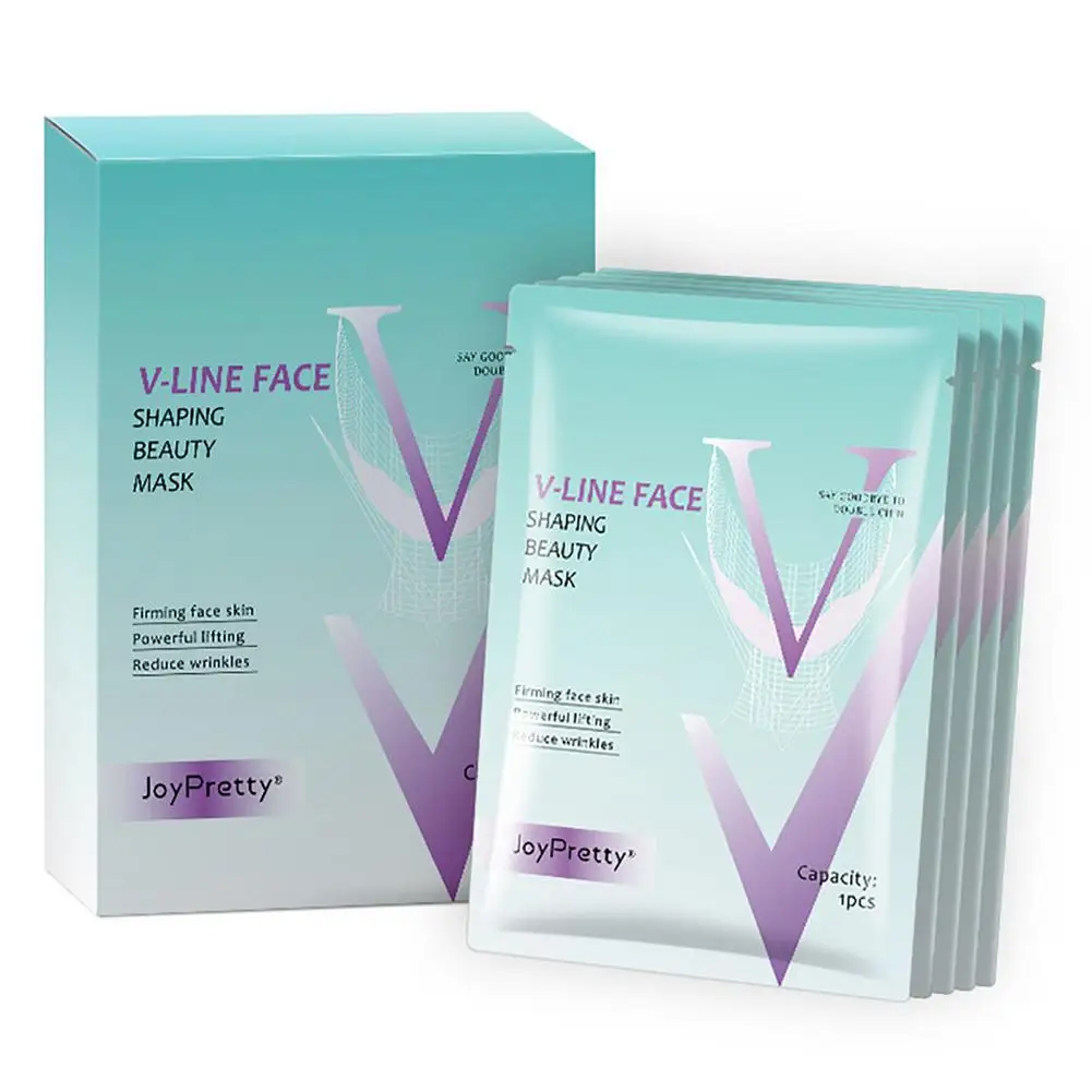 

5 шт., V-образная маска для похудения и подтяжки лица