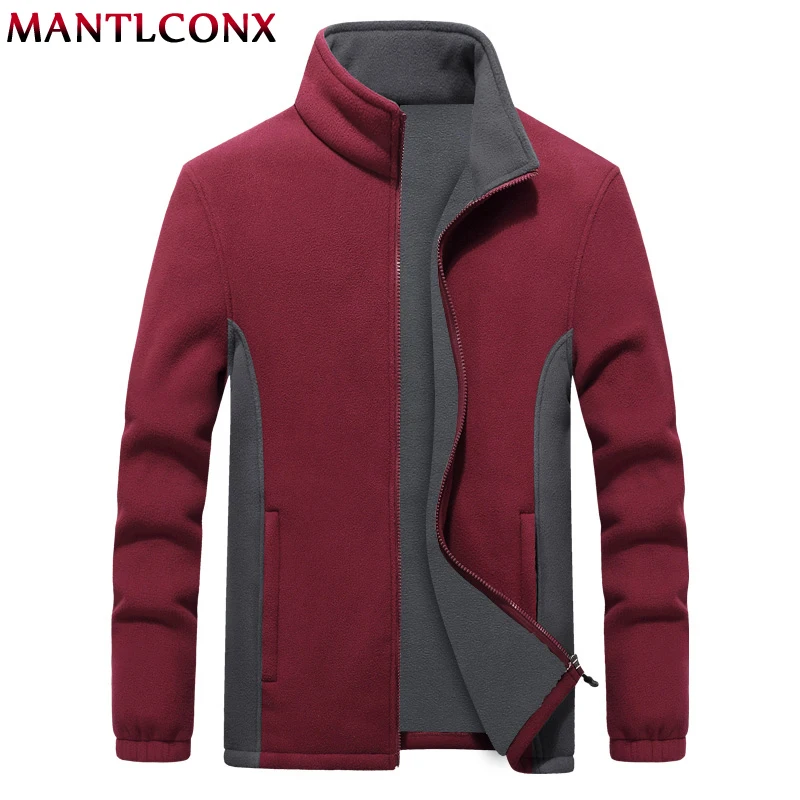 MANTLCONX 7XL 8XL 9XL флисовая Мужская куртка больших размеров Куртка Пальто Верхняя одежда большие и высокие мужские одежда теплые куртки для мужчин