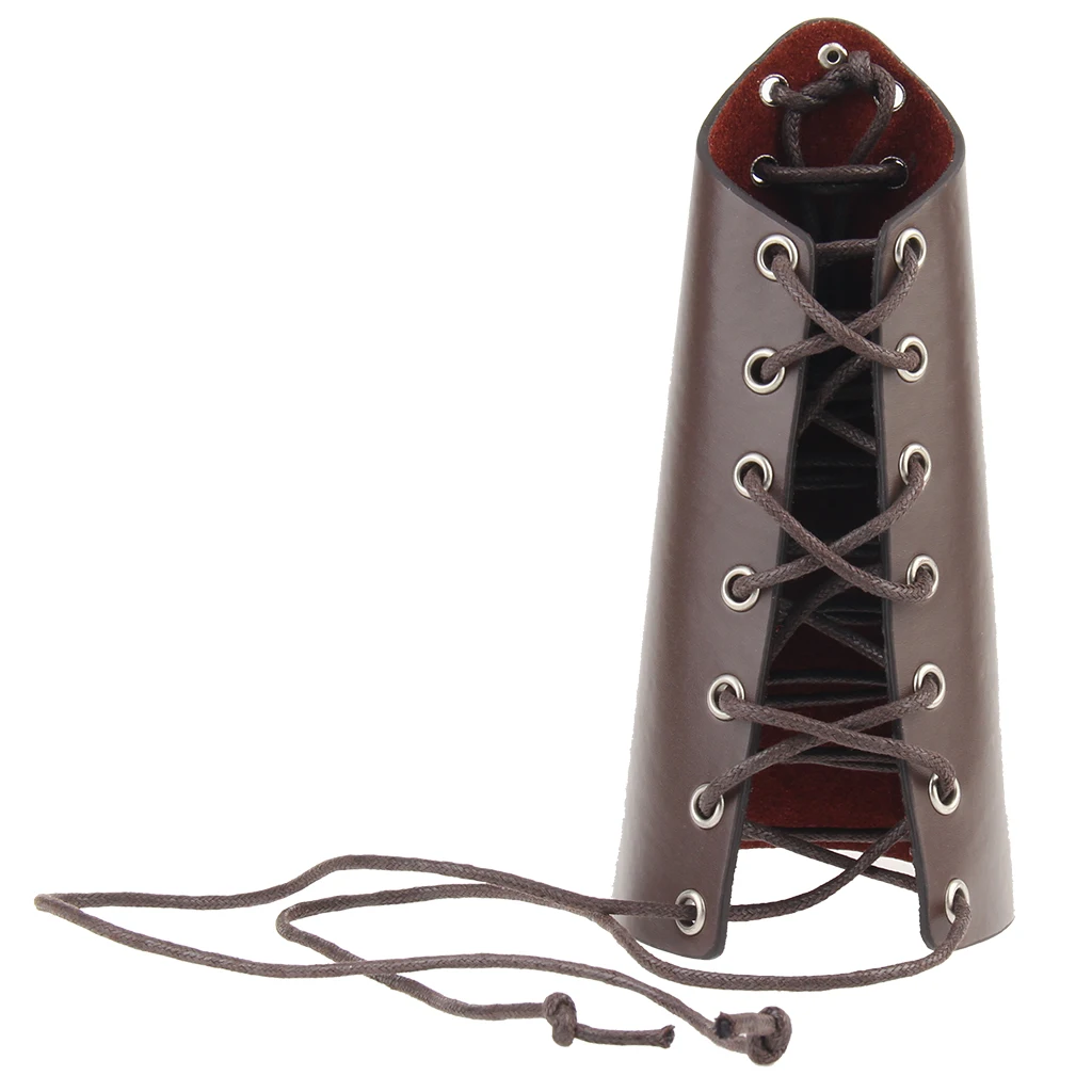 Браслет из искусственной кожи в средневековом стиле для мужчин и женщин широкий