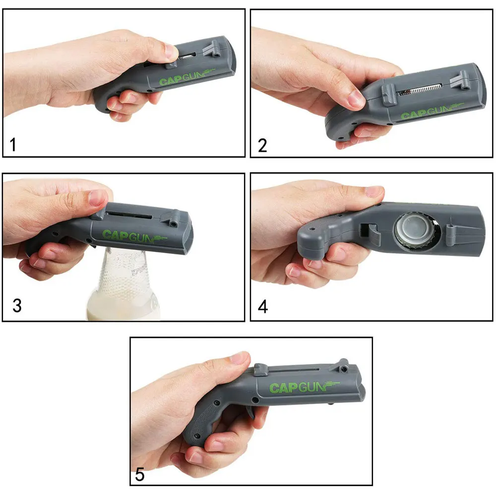 Переносной нож пистолет открывалка для бутылок напитков бутылка пива Кепки