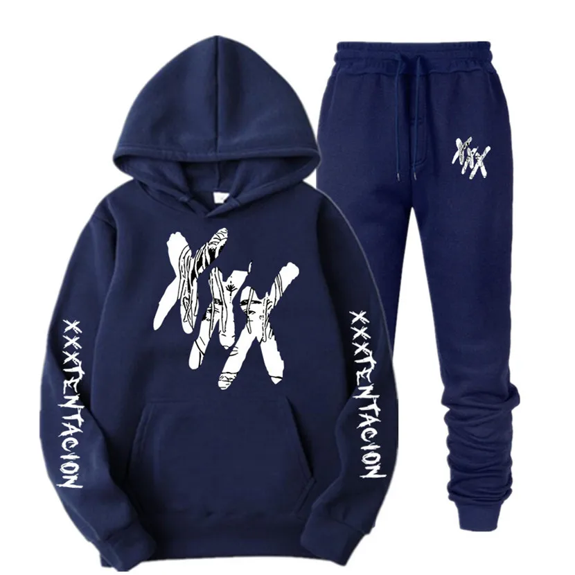 

XXXTentacion Hoodies Men/Women Sweatshirts+Sweatpants Suits Casual Pullover Streetwear Sweatshirt Sudadera Hombre XXXL
