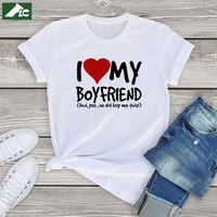 funny i love my boyfriend t shirt women summer kawaii letter graphic couple t shirt casual fashion cotton tee tops lover gift