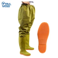 trvlwego catch fish clothes hunting wading pants transplanting waterproof suit breathable lace up waders overalls trousers
