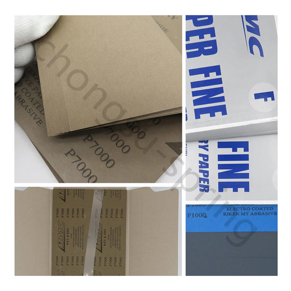230x280 мм листы сухой и влажной наждачной бумаги карбид кремния абразивной 400 7000