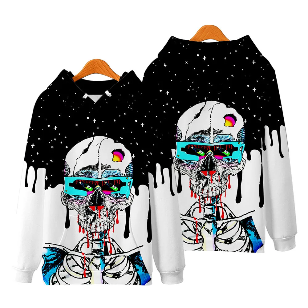 

2020 New 3D Creative Skull Design Hoodies Men/Women Fashion Popular Harajuku Sweatshirts Print Pullover Hooded Clothes