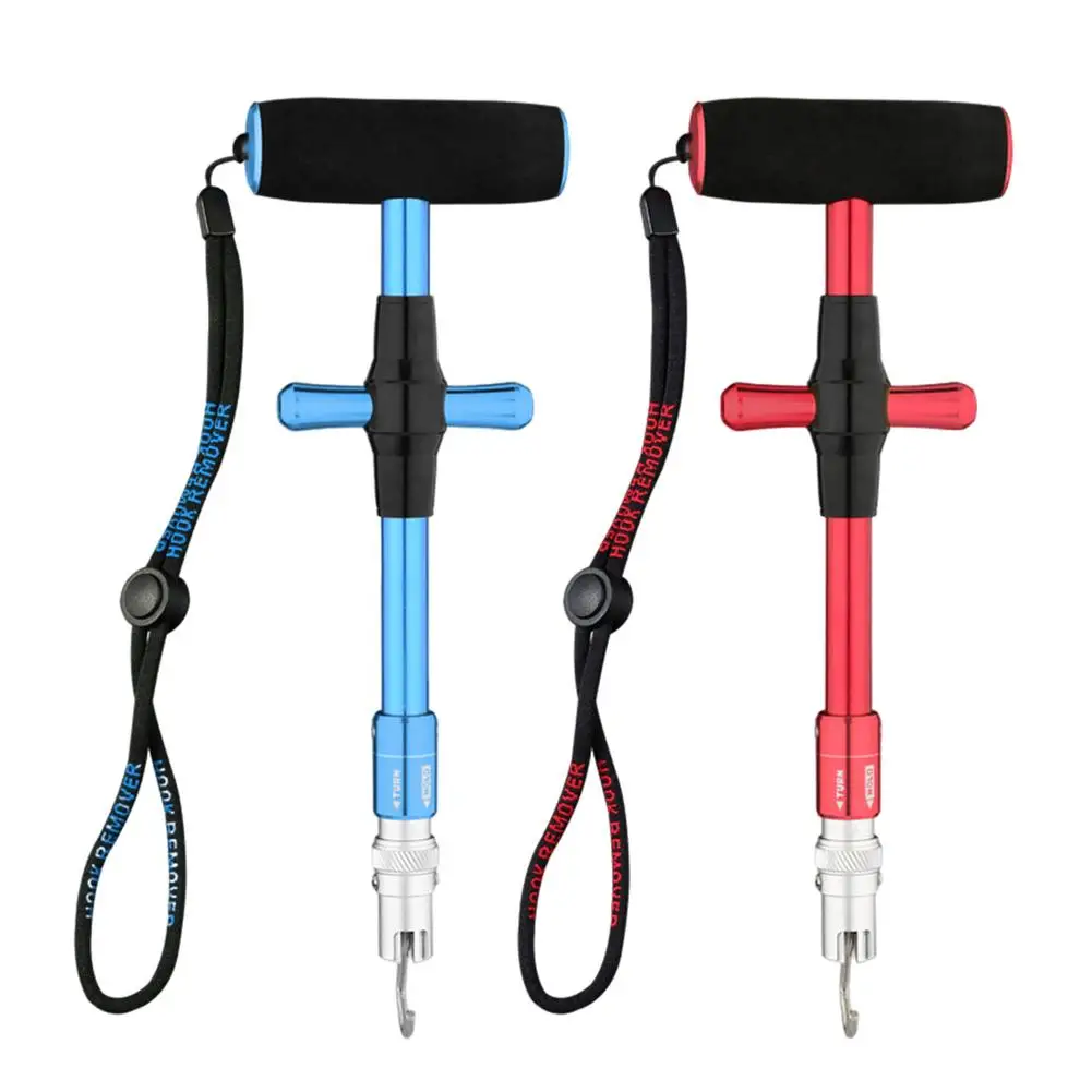 Портативный экономный Т-образный прибор для снятия крючков инструмент для рыбалки с отжимом Доступно 2 цвета ручная функция самоблокировки...