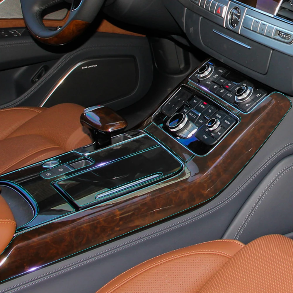 Защитная пленка на панель переключения передач для Audi A8 A8L 2012 2018|Наклейки