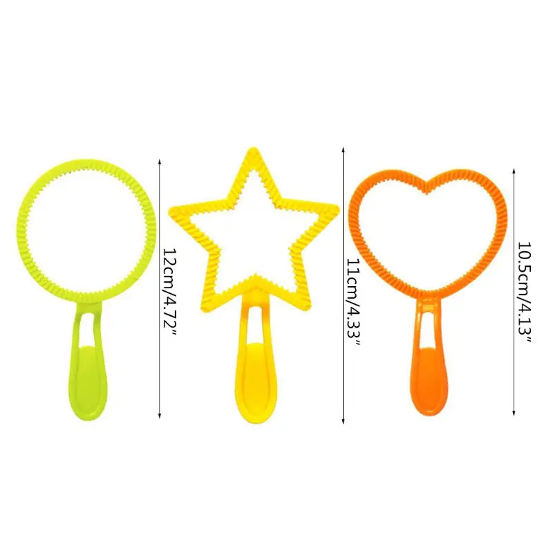 

12Pcs/Set Plastic Bubble Hoop Water Blowing Bubble Soap Tools Kids Outdoor Toys