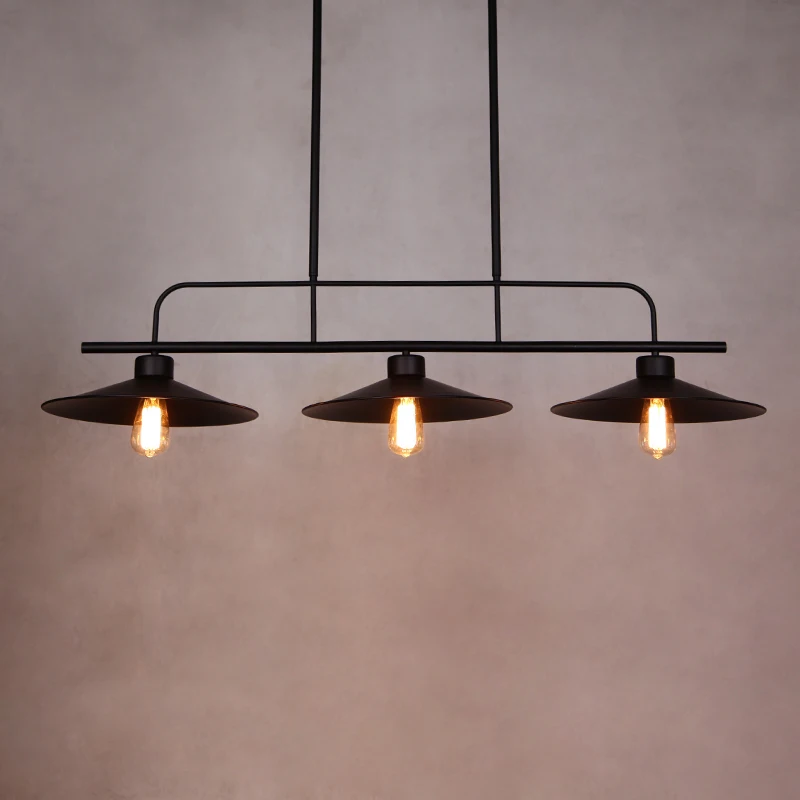 Винтажные железные подвесные светильники в стиле лофт промышленные