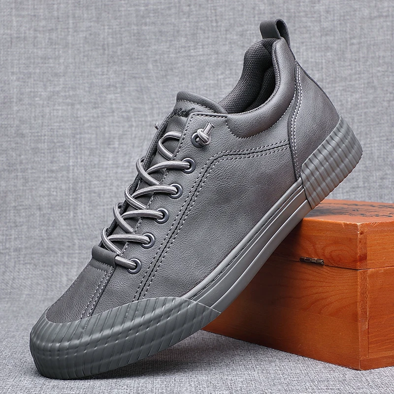 Новые дизайнерские мужские кожаные повседневные туфли Сезон весна-осень Модные