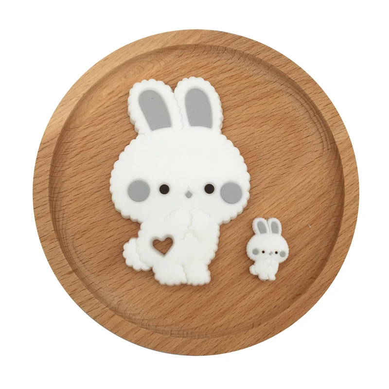 2 шт. детский Силиконовый грызунок-кролик | Мать и ребенок