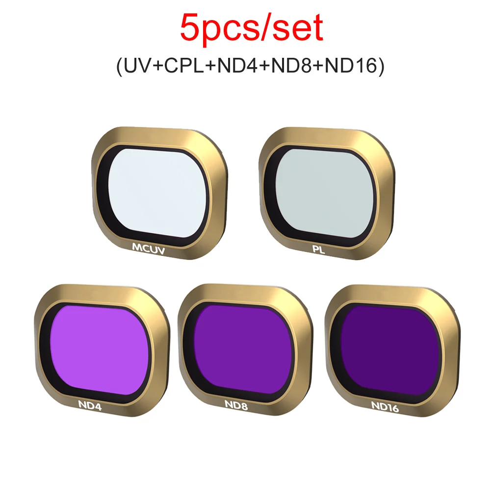 Camera Lens Filter UV/CPL/ND4/ND8/ND16/ND32 Filters For DJI MAVIC 2 PRO Drone | Электроника