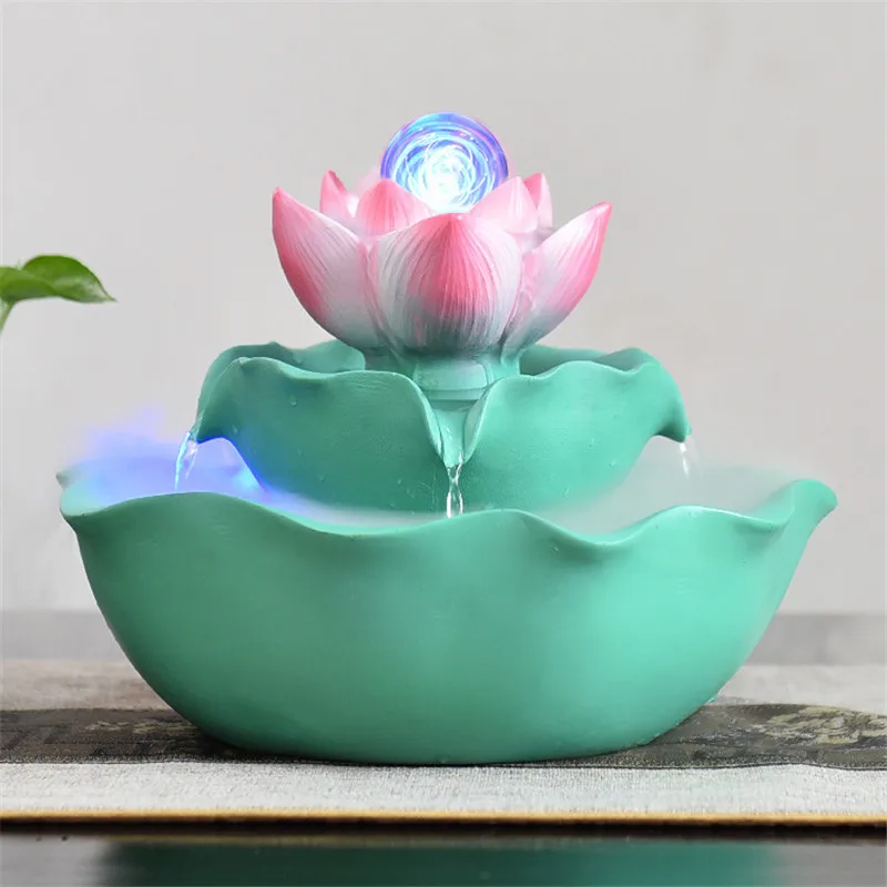 Lotus Water украшения для фонтана офисный Рабочий стол фэн шуй водные с передачей
