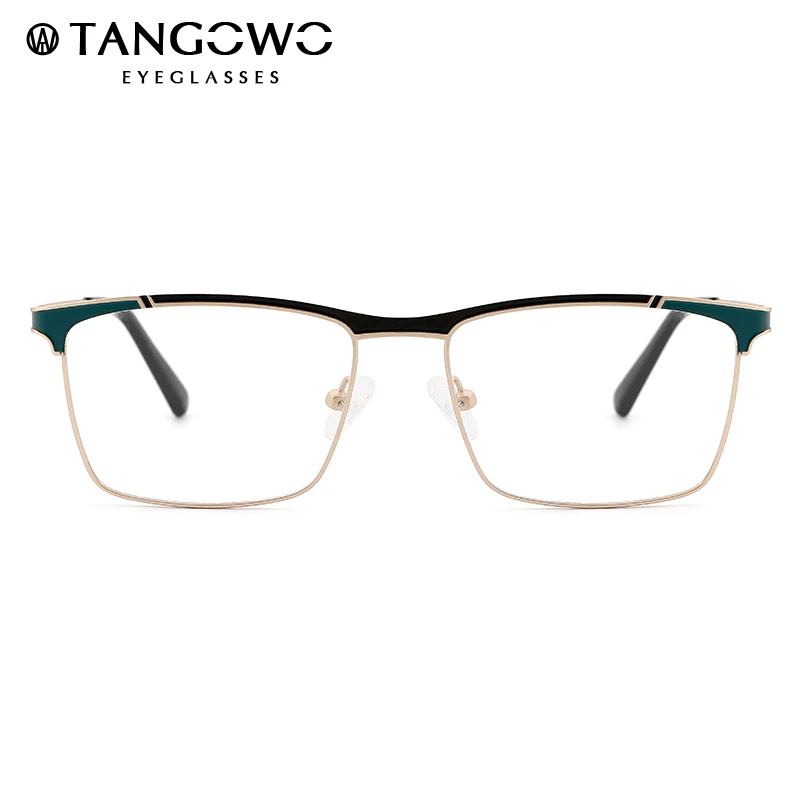 

TANGOWO Alloy Women Glasses Frame Clear Beautiful Fashion Transparent Grade Retro Prescription Glasses Men Myopia Eyewear 202107
