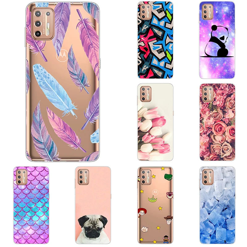 

Case for Motorola G9 Plus Silicon Luxury Soft Transparent 6.81" Shell Cases Shockproof Full Protection Funda Coque Etui Bumper