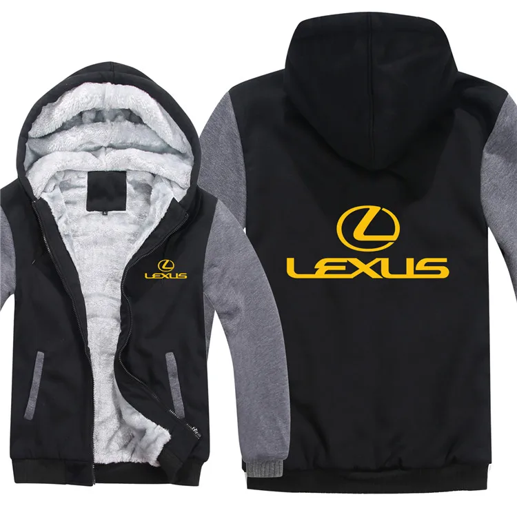 as picture Lexus толстовки, куртки, зимние мужские унисекс, повседневная шерстяная подкладка, флисовое мужское пальто, Lexus свитера с логотипами, пуловер - Цвет: as picture