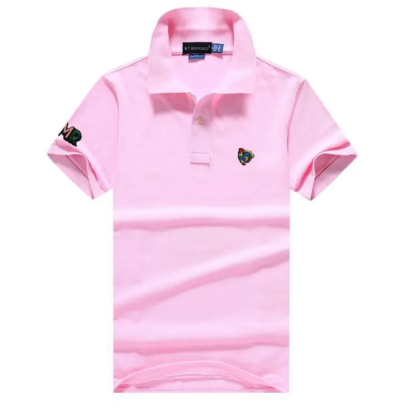 100% хлопок 2020 летние Дизайнерские мужские рубашки-поло с коротким рукавом