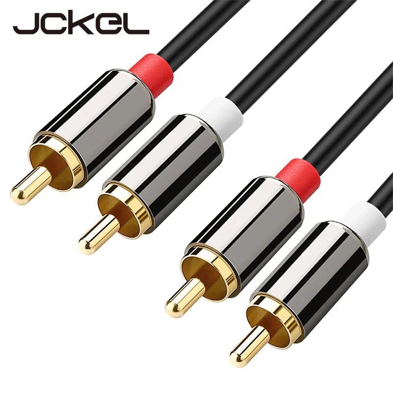 

2RCA to 2 RCA Coaxial Audio Cable 3.5 Jack Stereo RCA Audio Cord 0.5m 1m 2m 3m 5m for Home Theater DVD TV Amplifier CD Soundbox