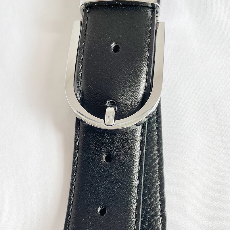 Роскошные дизайнерские ремни с пряжкой язычком мужские высококачественные