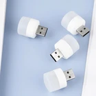 Портативная USB-лампа, маленький светильник для чтения с USB-зарядкой и защитой глаз, маленький круглый ночник для чтения