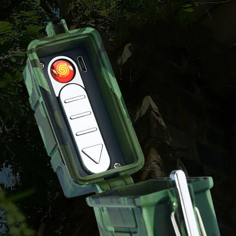 20 шт. чехол для сигарет электронная USB Зажигалка тонкой сигарета