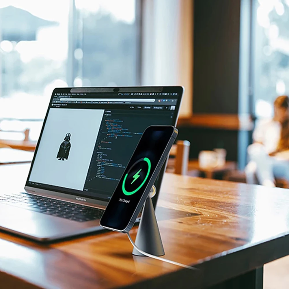 

Wireless Charger Holder Phone Charging HolderSmart Infrared Sensor Magnetic Charging Stand Holder For IPhone Samsung Xiaomi