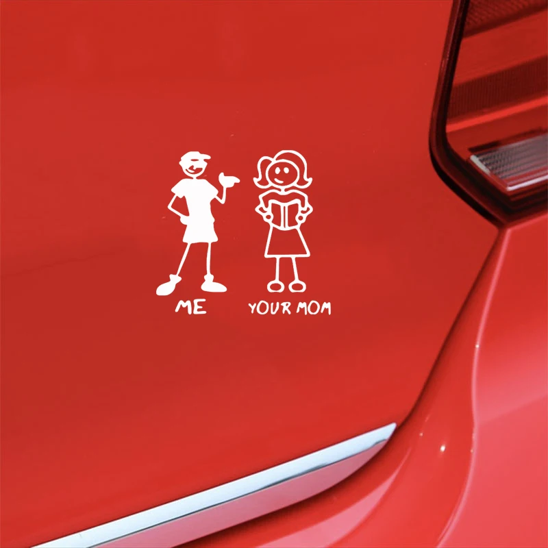 Меня и вашей маме палка для игры рисунок семья человек Человек Окно Наклейка