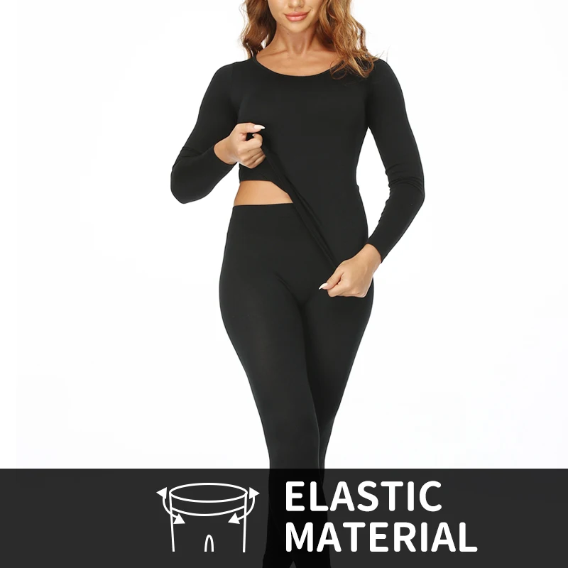 Комплект термобелья Женский теплый костюм на осень и зиму Термокальсоны теплое