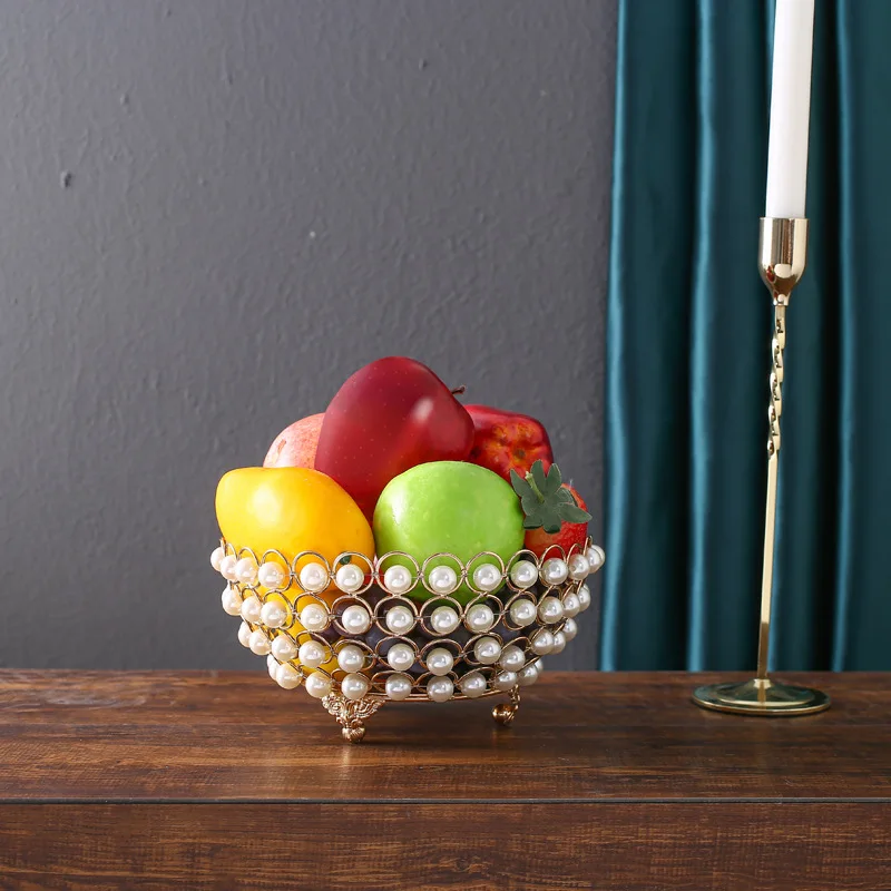 

Creative European-style pearl tissue box simple living room coffee table napkin case drawer car home