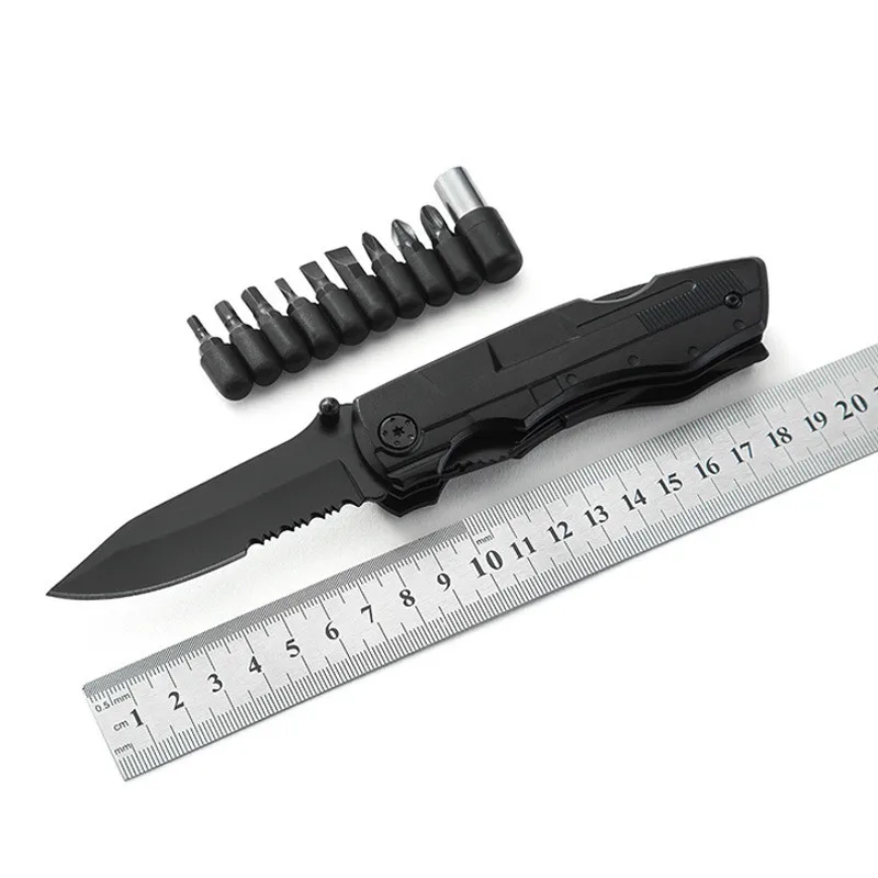 

Multitool Folding Pocket EDC Pliers Wire Cutter Camping Outdoor Survival hunting Screwdriver Kit Bits Bottle Opener Hand Tool