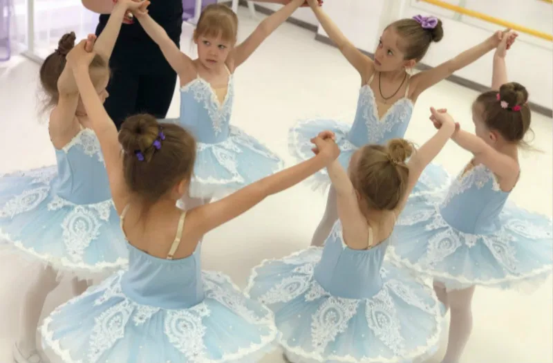 Балетное платье небесно-голубого цвета для девочек взрослых женщин кружевная