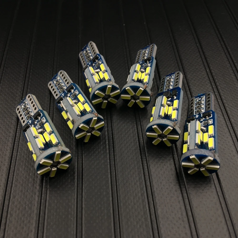 Светодиодсветодиодный CAN-шина T10 для автомобиля 30 SMD 4014 чип светодиодсветодиодный