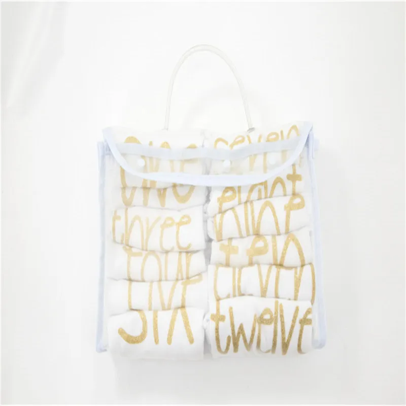 12 шт./лот унисекс Одежда высшего качества для малышей комбинезон с коротким