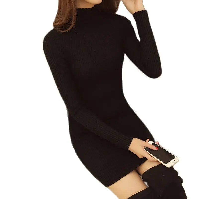 Осень-зима 2021 модные женские свитера высокоэластичные Сексуальные облегающие