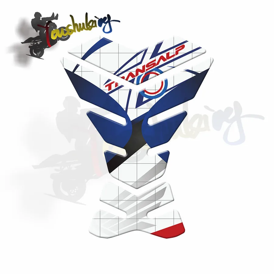 Углеродная Крышка для бензобака мотоцикла 3d наклейка протектор XL650V Transalp transalpine