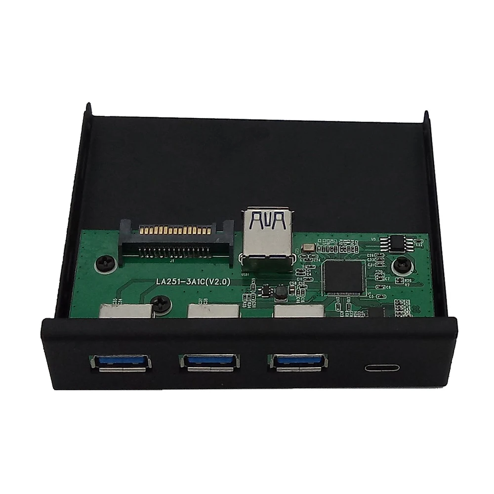 Кардридер 33S50-RTK USB Type-C двойной USB-концентратор передняя панель ПК с кабелем
