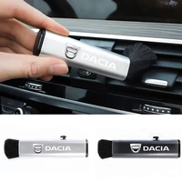 car interior cleaning dust brush retractable small brush for dacia logo duster logan sandero lodgy car accessories