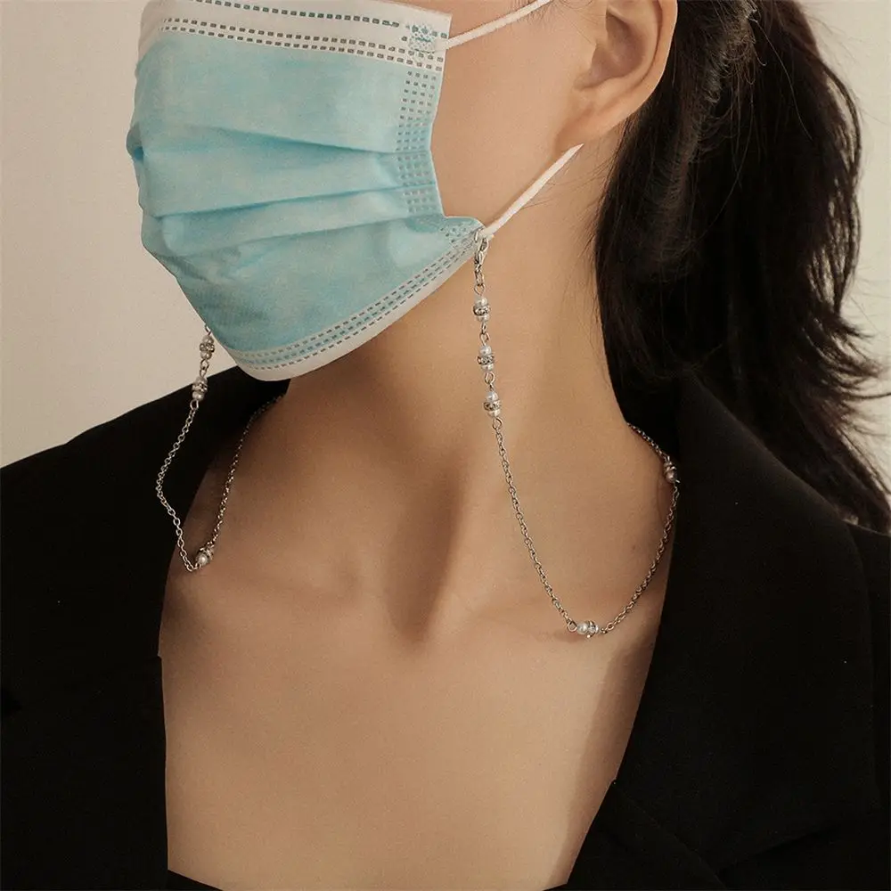 

Girls Non-slip Necklace Women Eyewear Holder Strap Mask Braid Rope Sunglasses Lanyard Glasses Chain Holder