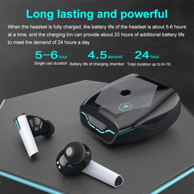 

TWS-IS7 Wireless Headphones Stereo Bass Sports Waterproof Earbuds Bluetooth V5.0+EDR Gaming Earphones With Microphone For Phone