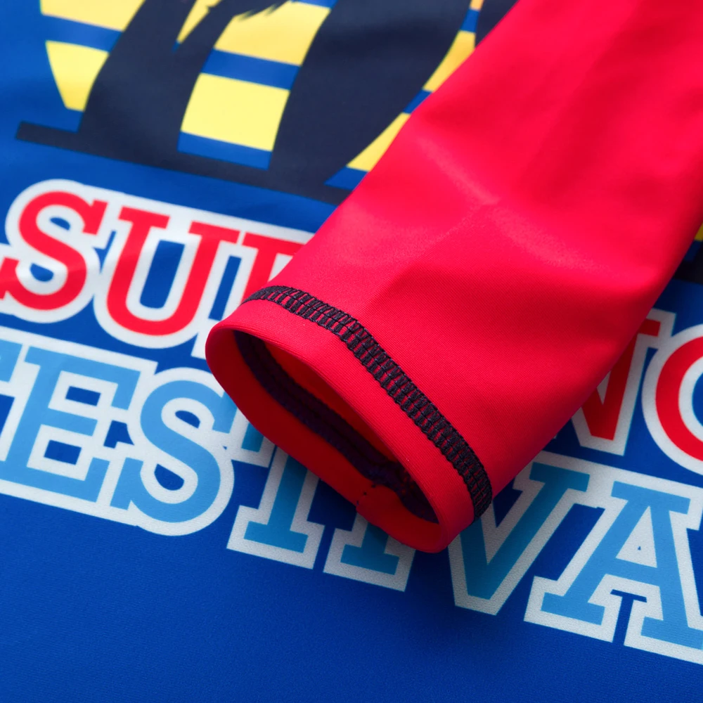 Костюм для серфинга мальчиков модный пляжный спортивный костюм из двух