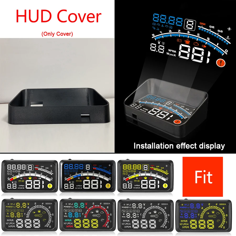 Защитный светильник льный кронштейн HUD 5 дюйма для ASH-4C ASH-4E X3 W02 F4 | Автомобили и