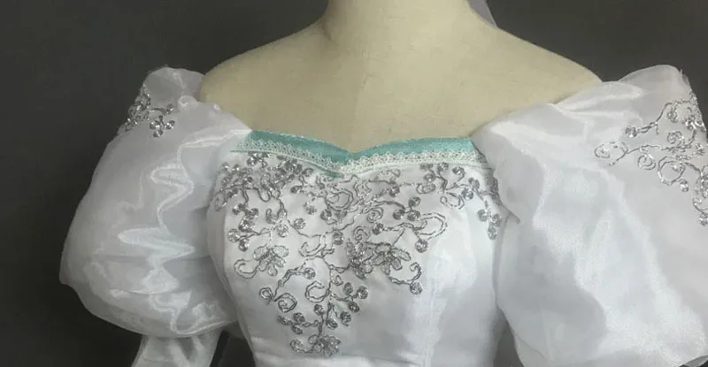 Сделанное на заказ свадебное платье русалки костюмы Хэллоуин костюм для