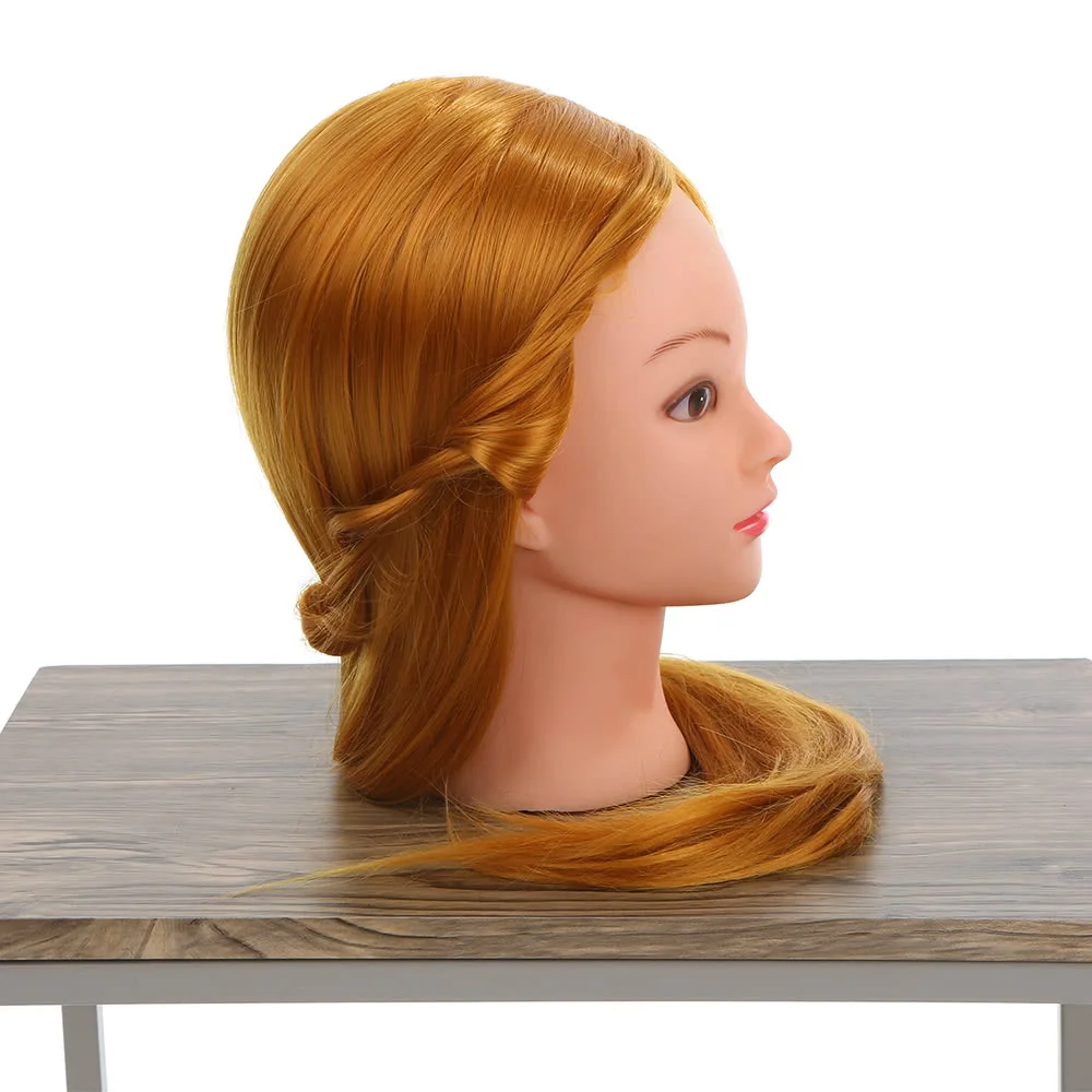 24 &quot50% человеческие волосы Парикмахерская практика учебная голова модель куклы
