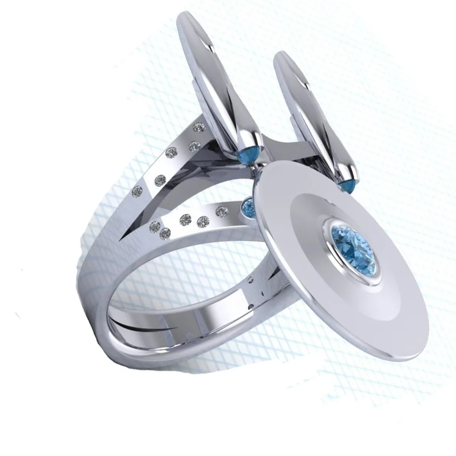 Кольца для мужчин и женщин модные ювелирные украшения вечеринки в стиле Звездный